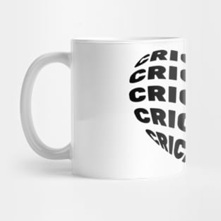 Cricket In The Shape Of A Heart Mug